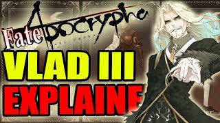 Lancer of Black VLAD The Impaler Explained  Fate Apocrypha  Past amp Noble Phantasms [upl. by Ayikal]