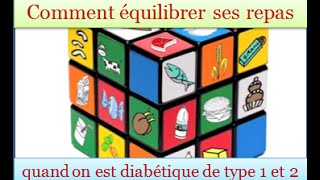 Comment savoir équilibrer ses repas pour les diabétiques de type 1 et 2 [upl. by Pedrotti]