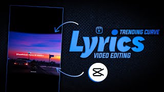 Trending Curve Lyrics Video Editing  Capcut Curve Lyrics Video Editing  Capcut Tutorial [upl. by Lamaaj]