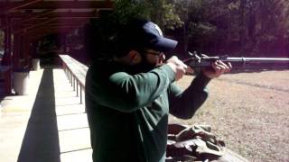 Shooting an 1864 Enfield Snider Cadet Carbine [upl. by Orazal]