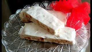 TORRONE MORBIDO ALLE NOCCIOLE🎄RITA CHEF  Facile e veloce [upl. by Mayce]