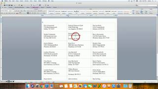 How to do a Mail Merge in Microsoft® Word for Mac® 2011 [upl. by Ardnoid]