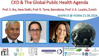 CKD amp The Global Public Health Agenda  Prof V Jha Dr V A Luyckx Prof R Torra [upl. by Rutledge]