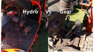 Hydrostatic vs Gear Transmission Which Tractor Do I Need [upl. by Noitna]