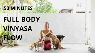 50 minutes Vinyasa FULL BODY Flow  all levels [upl. by Katzen]