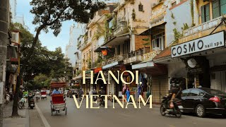 Hanoi 4K Walking Tour Vietnam  74min Tour with Captions amp Immersive Sound 4K Ultra HD60fps [upl. by Attevaj]