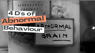 4 Ds Of Abnormal Behaviour In HindiFour Dimentional Approach Of AbnormalityPsychology Talkies [upl. by Sarena]