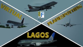 FlightGear Plane Spotting At Lagos Airport 1 [upl. by Uis]