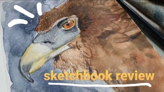 Strathmore mixed media 300 sketchbook review [upl. by Amlus]