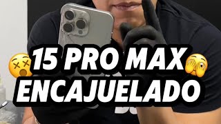 ¡¡iPhone 15 Pro Max Encajuelado 😵😭wiltech repair apple [upl. by Suiradal409]