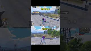 Normal vs edit pubgmobile shortfeed bgmi mobilegame [upl. by Asert435]