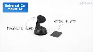 Universal Car Mount M1 Magnetic With Suction Cup [upl. by Marie-Ann808]