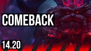 ORNN vs AATROX TOP  7k comeback  NA Master  1420 [upl. by Ryley499]