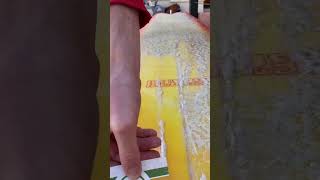 Have you ever wondered how to remove wax from a surfboard 🏄‍♂️ surfing wax cleaning [upl. by Ummersen]