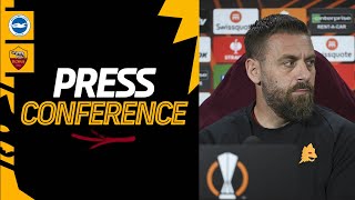 🟨 LIVE 🟥 La conferenza stampa di Daniele De Rossi ed Edoardo Bove alla vigilia di BrightonRoma [upl. by Joey265]