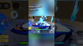 Rumble Godhuman Dragon Trident🐉 20M Killer Combo 🔥💥 bloxfruit combo viral [upl. by Isied]