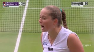 NewsJelena Ostapenko 🇱🇻 furious 🤬tells coach to leave vs Krejcikova 🇨🇿 Wimbledon Tennis Coverage [upl. by Nerag798]