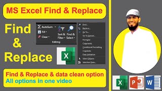 Ms Excel part  18  Find amp Replace  Excel  MS Excel Tutorial for Beginners to advance [upl. by Anirbus]