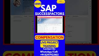 SAP SuccessFactors Compensation Training Video 11 7 Sep 2024 sapsuccessfactorstraining [upl. by Alemac957]