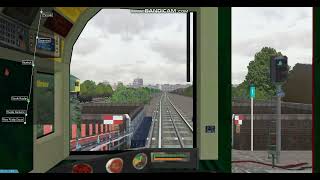 OpenBve Central Line Ruislip to Northolt [upl. by Adyht182]