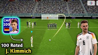 Review Nominating Contract 100 Rated J Kimmich  Efootball 2024 Mobile [upl. by Jonny]