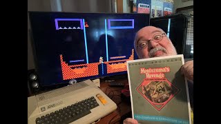 Montezumas Revenge  Atari 800  First Play in DECADES  Retrogaming  XL XE XEGS 400 600 130 [upl. by Buhler]