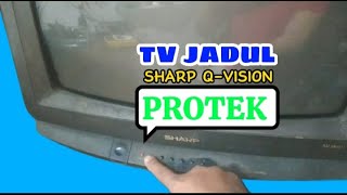 TV Sharp Qvision jadul mati protek [upl. by Nirret20]