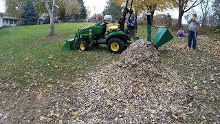 John Deere 1025r BX42 Woodchipper  91 [upl. by Elazaro]