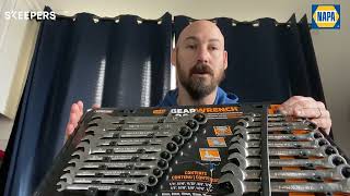 GearWrench Ratcheting Wrench Set Review  NAPA Brand Ambassador [upl. by Odla]