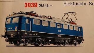 Märklin 3039  E 10 Electric Locomotive Germany  Vintage marklin analog classic Loco [upl. by Arvonio]