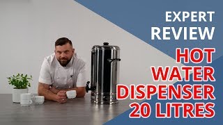 Hot Water Dispenser Royal Catering RCWK 16A  Expert review [upl. by Ntsud]