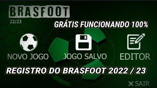 REGISTRO DO BRASFOOT 2022  23 GRÁTIS [upl. by Enorahs]