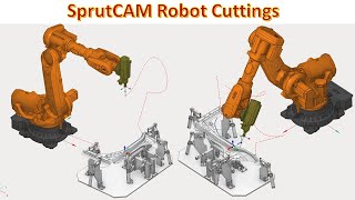 SprutCAM Robot Tutorial 3  SprutCAM Robot Cuttings for Manufacturing [upl. by Sender13]