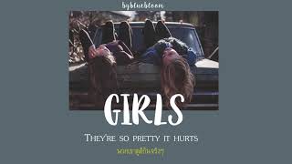 girls  girl in red  lyrics ⋆ thaisub [upl. by Alanah]