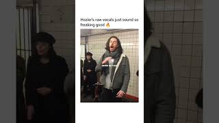 Hozier performing Take me to Church at a subway station [upl. by Culhert393]