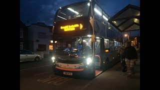 FULL ROUTE VISUAL  Canterbury Triangle  Stagecoach East Kent  15277 YN16WTV [upl. by Yovonnda]