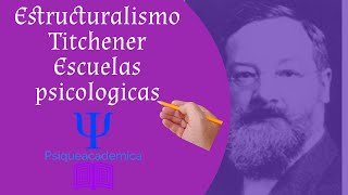 Estructuralismo  escuelas psicologicas  historia de la psicologia  Titchener psiqueacademica [upl. by Doak]