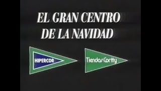 El Gran Centro de La Navidad Anuncio de Hipercor y Tienda Cortty [upl. by Ahsuoj235]