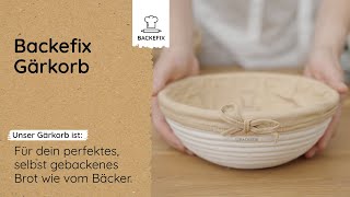 Backefix Gärkorb für das perfekte Brot wie vom Bäcker [upl. by Aldon]