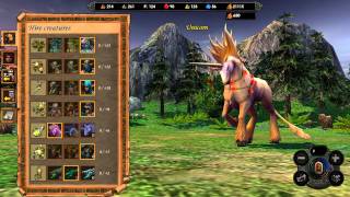 Heroes of Might and Magic 5 Tribes of the East  Sylvan Town HD 1080p [upl. by Courtland963]