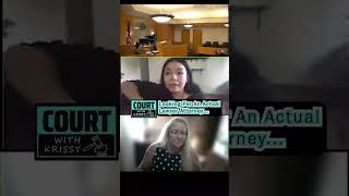 Looking For An Actual lawyer attorney for her arraignment in courtroom chaos shortsvideo [upl. by Nueoras200]