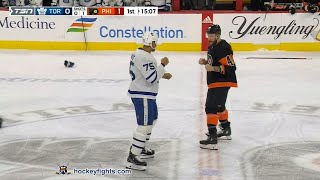 Ryan Reaves vs Nicolas Deslauriers Mar 19 2024 [upl. by Akimal]