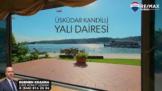 kandilli üsküdar Kandilli Muhteşem Boğaz Manzaralı Kiralık Yalı Dairesi [upl. by Eamanna]