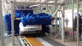 automatic car wash equipment of tunnel auto base [upl. by Eniad]