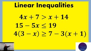 Solve Linear Inequalities [upl. by Harrell]