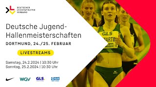 Livestream JugendHallenDM 2024 Dortmund  Samstag [upl. by Wardieu]