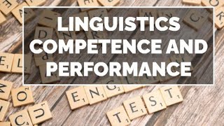 Linguistics Competence and Performance Noam Chomsky Linguistics in Urdu  Hindi Linguistics [upl. by Oicnedurp]