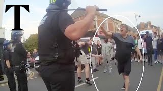 Police video reveals night of violence in Hartlepool [upl. by Laurence549]