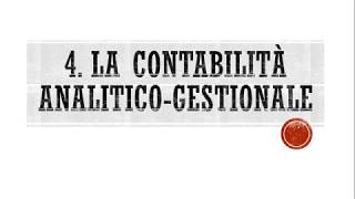 La Contabilità Analitica [upl. by Lala]