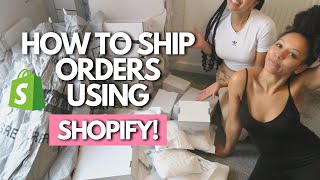 How To Ship Orders On Shopify  UK Small Business Owner Royal Mail Entrepreneur Life [upl. by Tugman]